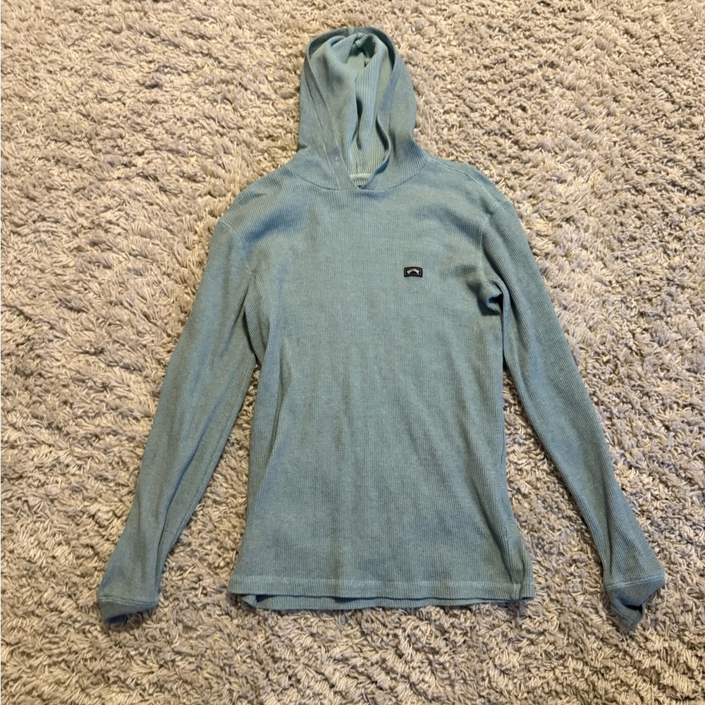 Blue Hooded Sweater